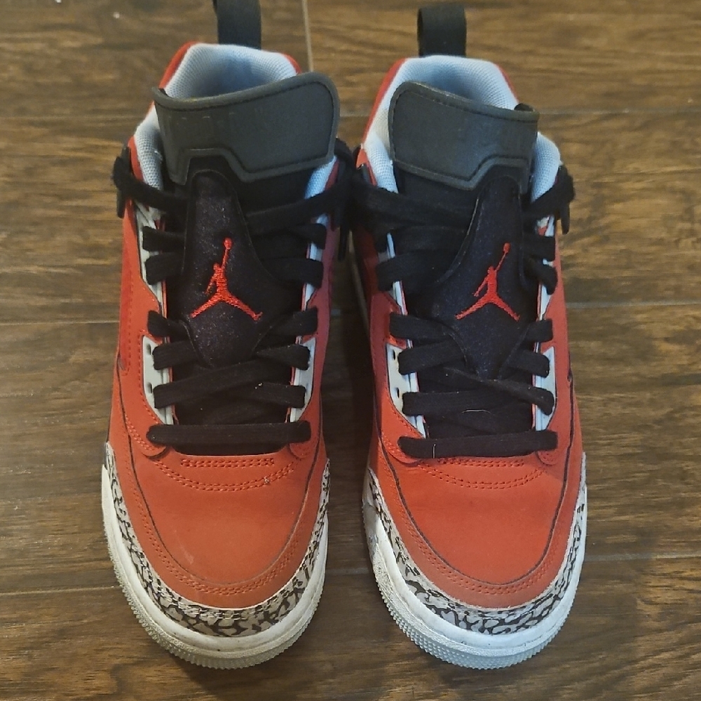 Jordan Black and Gray Sneakers